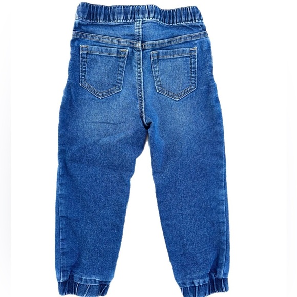 Old Navy Boys Knit Jogger Jeans  Darkwash Size 5 - Picture 4 of 5